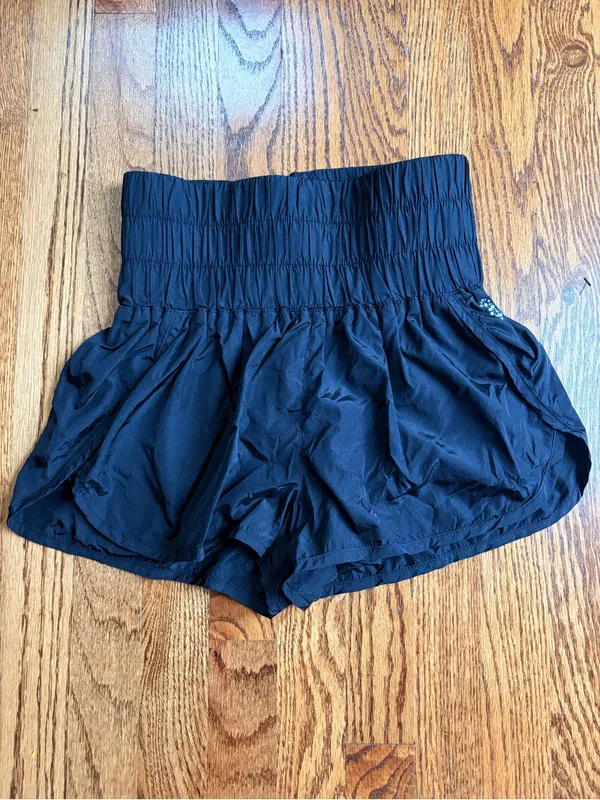 FP Movement The Way Home Run Shorts Black High Rise – Size Small - Image 3