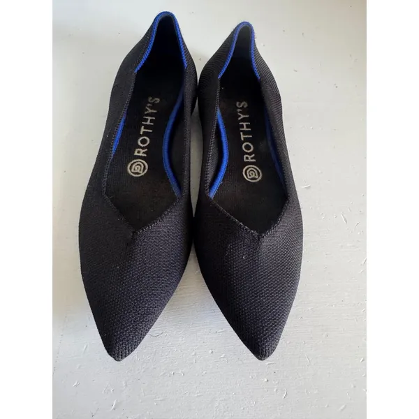 Rothy's black‎ The Point flats size 8 - Image 2