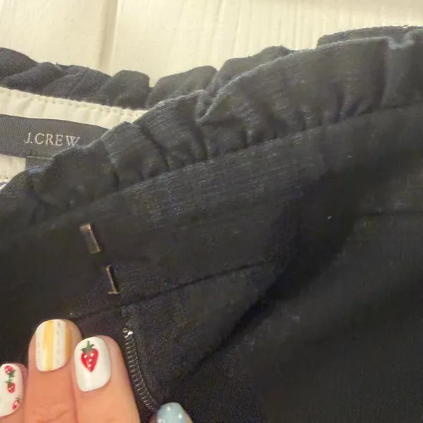 Jcrew Women's Navy and Blue Trousers - Image 3