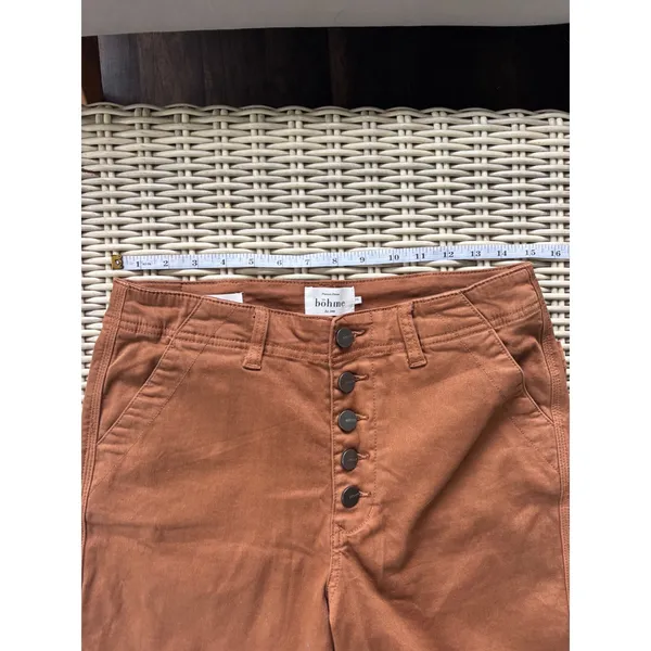 Bohme Caramel High Rise Tapered Pants‎ Size 29 boho layered cabincore minimalist - Image 7