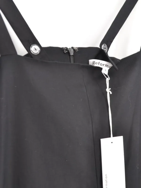 Reformation Alivia Maxi Dress Black S - Image 4