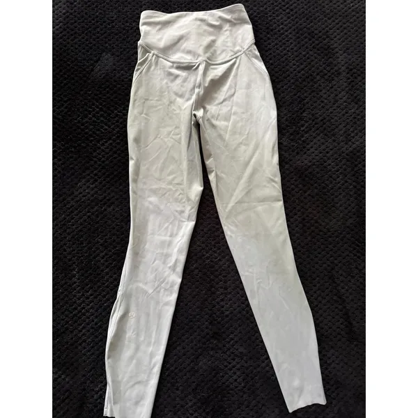 lululemon Women's Align High-Rise‎ Leggings Light Neutral Size 4 - Image 4