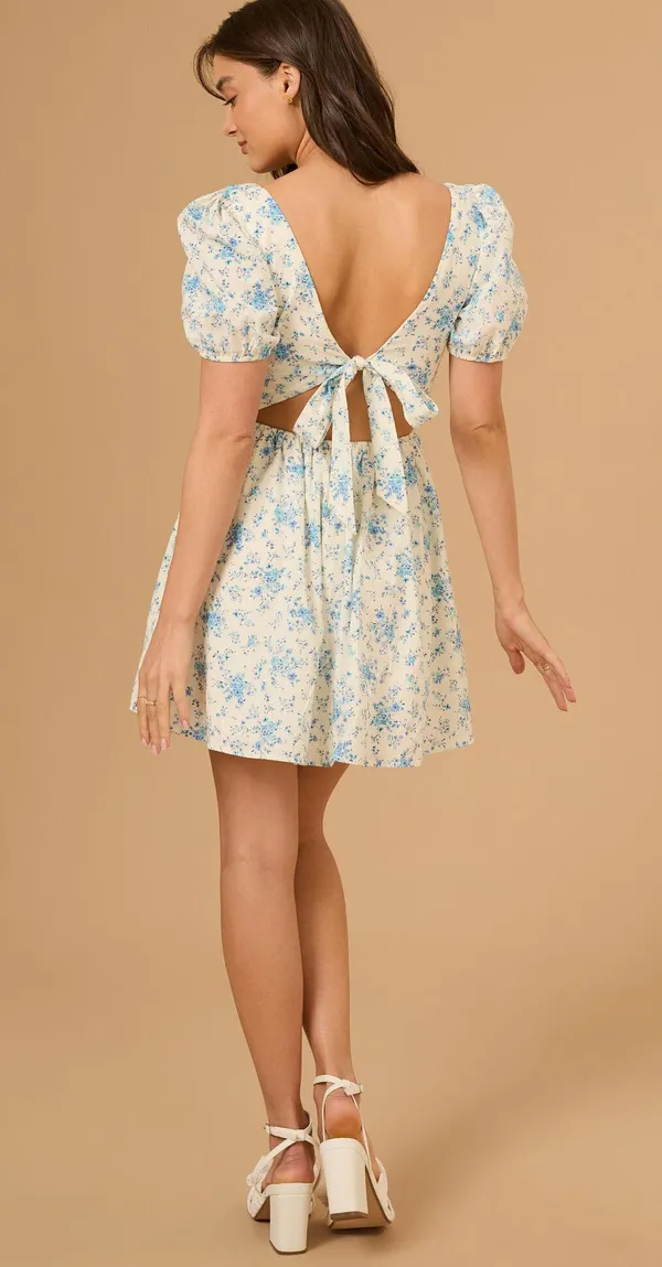Altar'd State Floral Mini Dress - Image 3