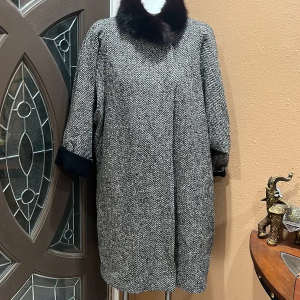 Real clothes sanyo carat alpaca coat - Image 3