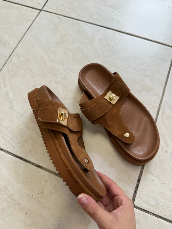 Steve Madden THONA chestnut suede - Image 4