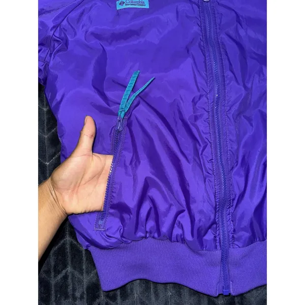 Vintage Columbia Women's Jacket Reversible Thinsulate Full Zip Size Medium - Image 5