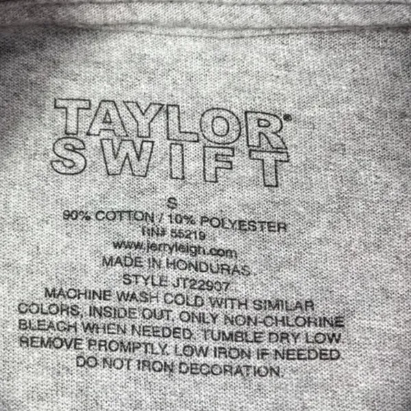 Taylor Swift Lover Era Awesome Gray Long Sleeve Roses Tee Shirt S - Image 5
