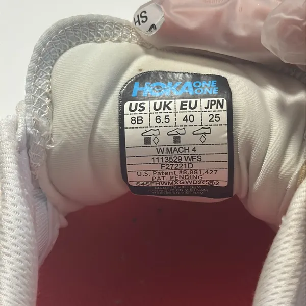 Hoka One One Mach 4 Women's Sneakers Size 8B Workout Running Gym Training - Image 7