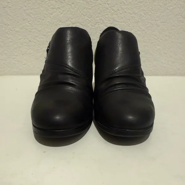 Clarks Collection Emily 2 Braley Black Leather Ankle Booties Boots Size 7.5 - Image 5