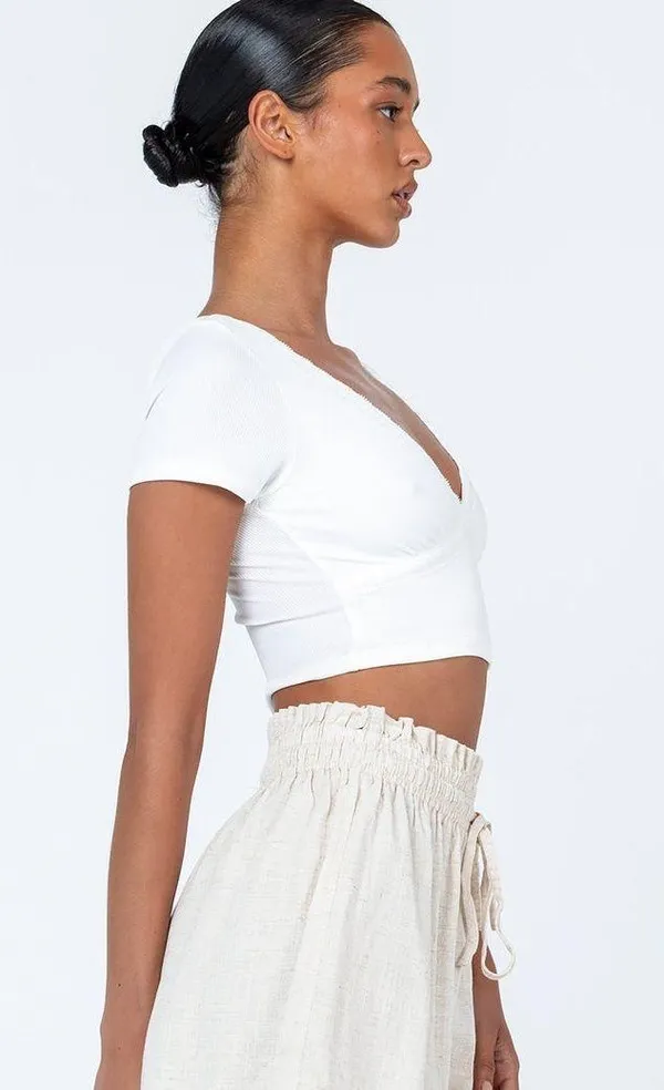 Princess Polly Sanjana Top in White - Image 3