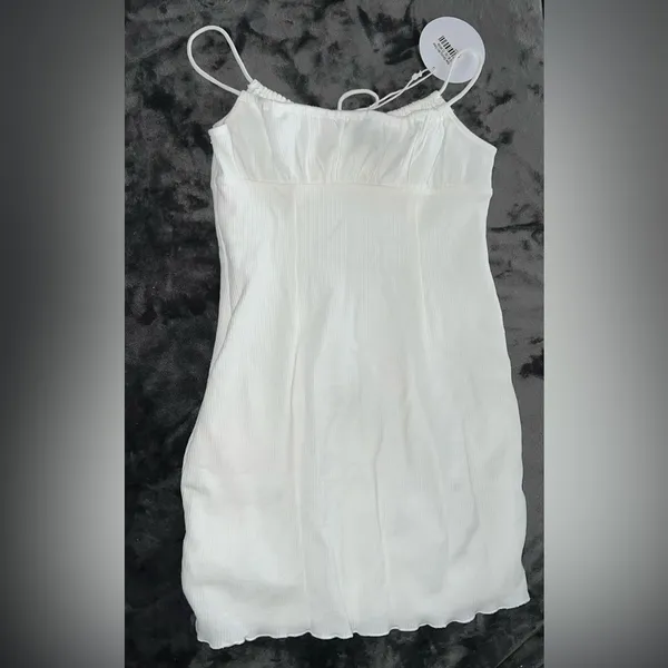 Princess Polly Slow Dancing Mini Dress in White Size 6 New with tag - Image 16