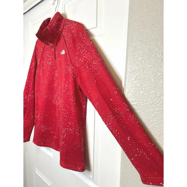 The North Face Fleece Pullover XL Speckled Quarter Zip - Image 2