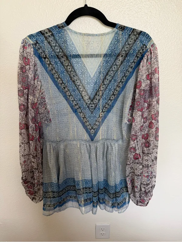 Free People Aliyah Printed Tunic XS - Image 7