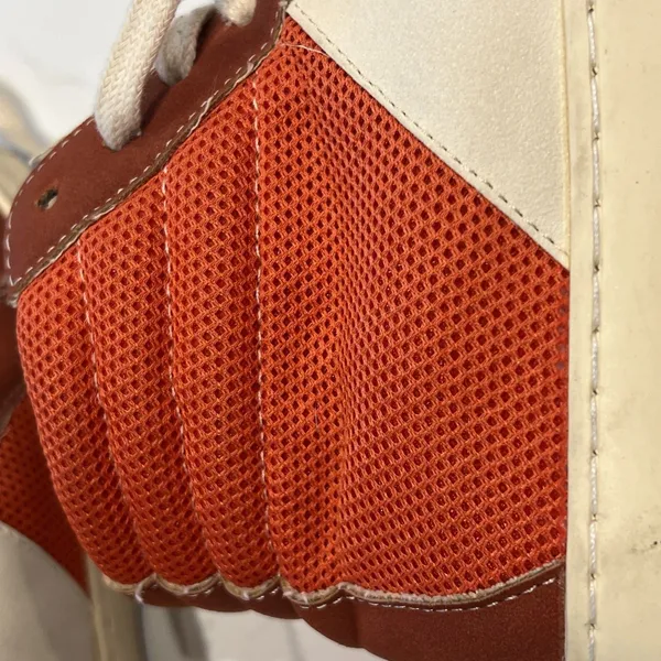 White Raven Women Bree Perforated Hi Top Orange Size 6.5 Shoes high tops skater - Image 6