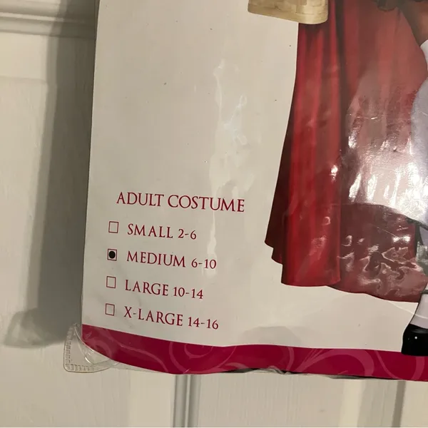 Spirit Little Red Women's Red and Black Costume Dress with Hooded Cape - Image 2