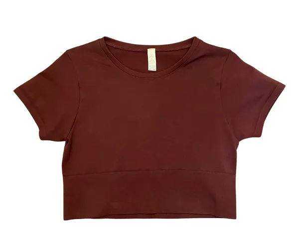 Aerie Offline Seamless Cropped T-Shirt Size Large - Image 3