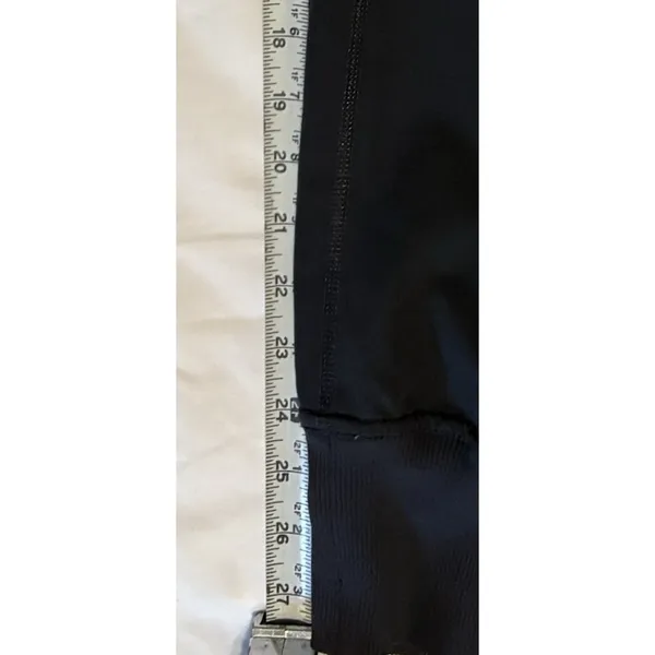 Calvin Klein Performance Dark Grey Jogger Pants CK Logo Zip Pockets Stretch M - Image 10