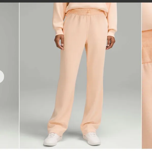 Lululemon Softstreme High-Rise Pants Peach Orange NWT Size 14 - Image 3