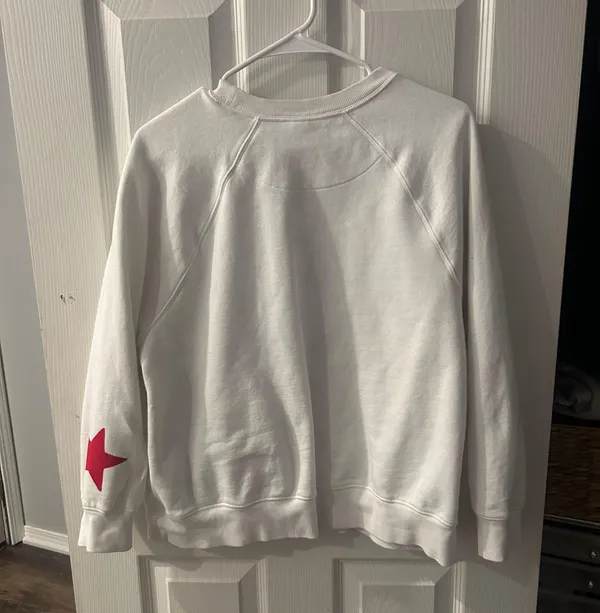patchwork sweatshirt White - Image 4