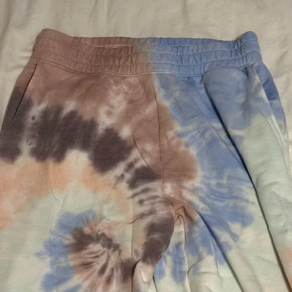 American Eagle Pastel Tie-Dye Joggers Sweatpants Women’s Medium - Image 3