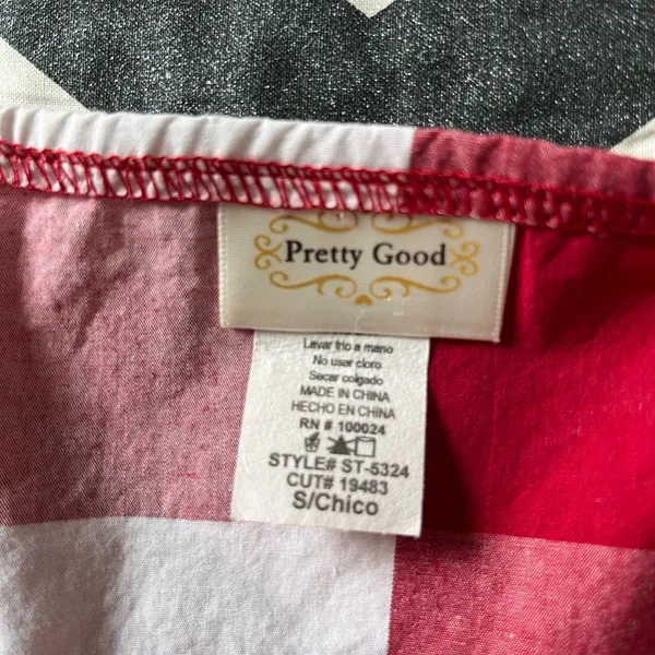 Red and White Checked Dress by Pretty Good - Image 5