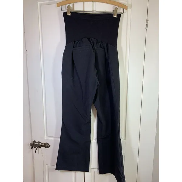 Motherhood Maternity Womens Pants S Black Full Panel Boot Cut Comfort Minimalist - Image 4