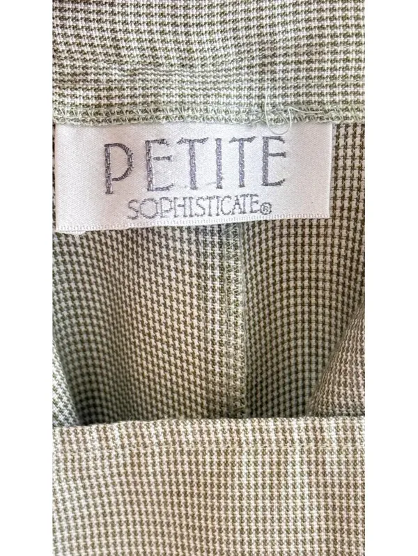 Petite Sophisticate Linen Blend Wide Leg Overalls Jumpsuit Size 14 USA - Image 7