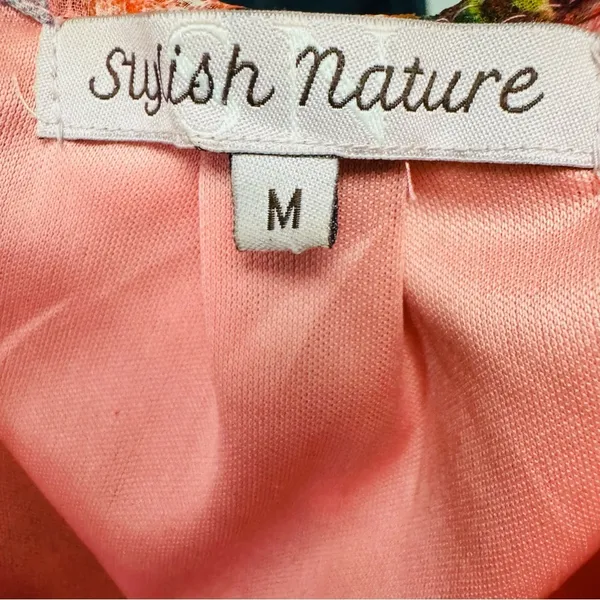 Source Unknown Floral Pink Maxi Dress - Image 7