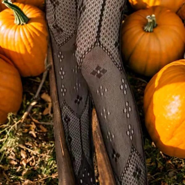Women's Black Fishnet Tights Sheer Mesh Pantyhose Fashionable Stockings One Size - Image 9