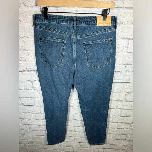 Seven 7 Slim Straight Jeans dark wash women’s‎ size 10 denim pants - Image 3