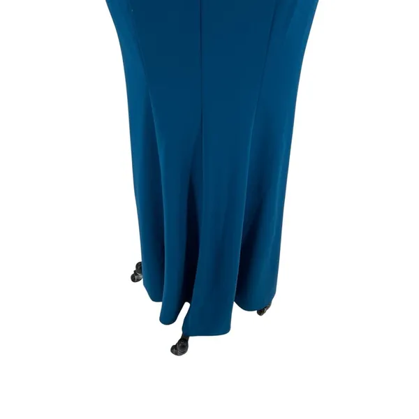 La Femme Blue Cut Out Side Slit Gown Dress Prom Formal Size‎ 4 - Image 14
