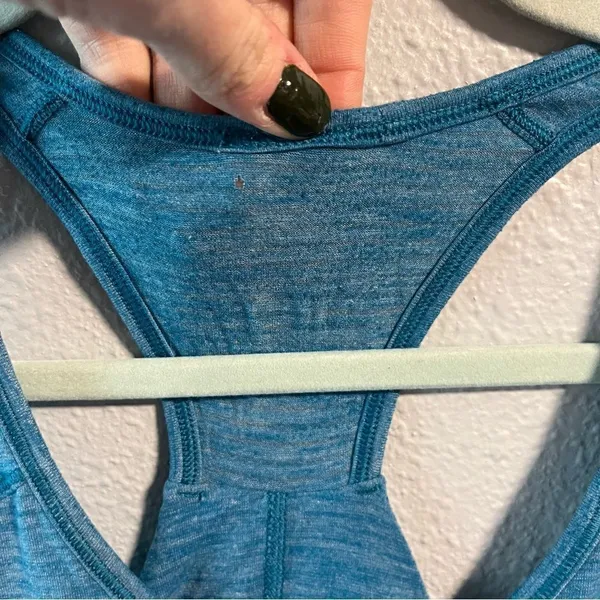 Lululemon Marled Teal Essential Tank - Image 3
