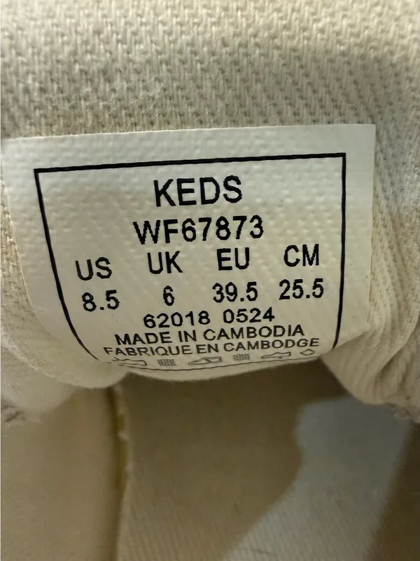 Keds White Platform Lace-Up Sneakers - Image 4
