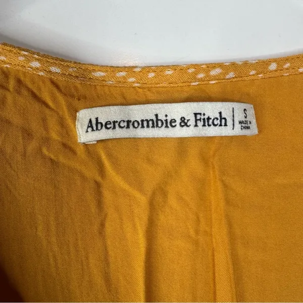 Abercrombie & Fitch Yellow Mini Dress Size‎ Small - Image 3