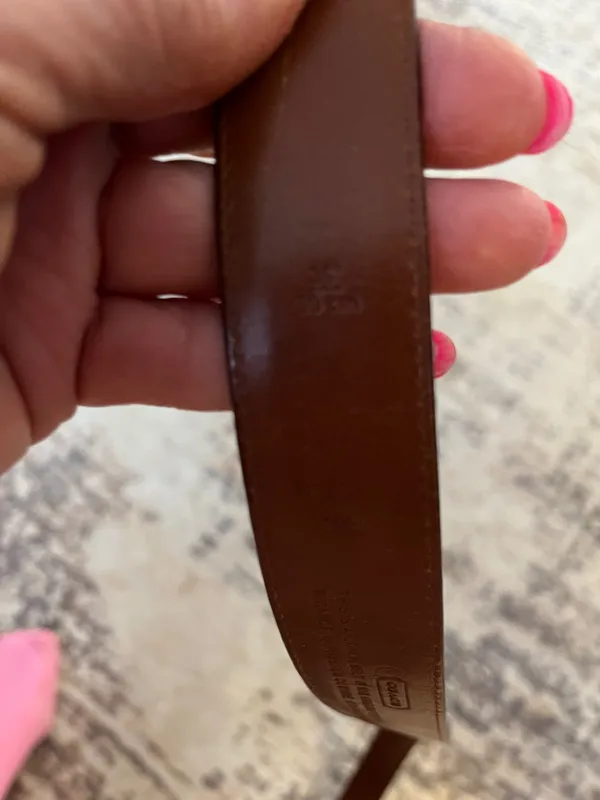 Vintage coach leather belt - Image 5