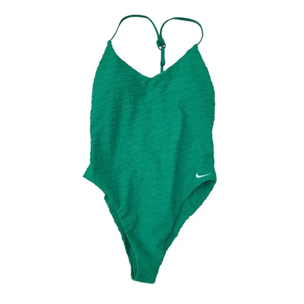 Nike Terry medium v neck y back one piece swimsuit SW2 3414 - Image 2