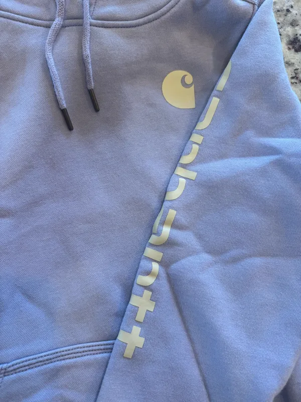 Carhartt Lavender Relaxed Fit Hoodie - Image 2