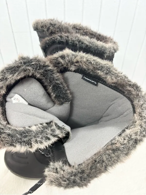 The-North-Face Womens Shellista Snow Boot Size 8.5 Waterproof Tall Lace Up Black - Image 11