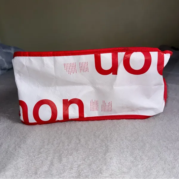 lululemon athletica Red Reusable Tote with Logo Snap - Image 5