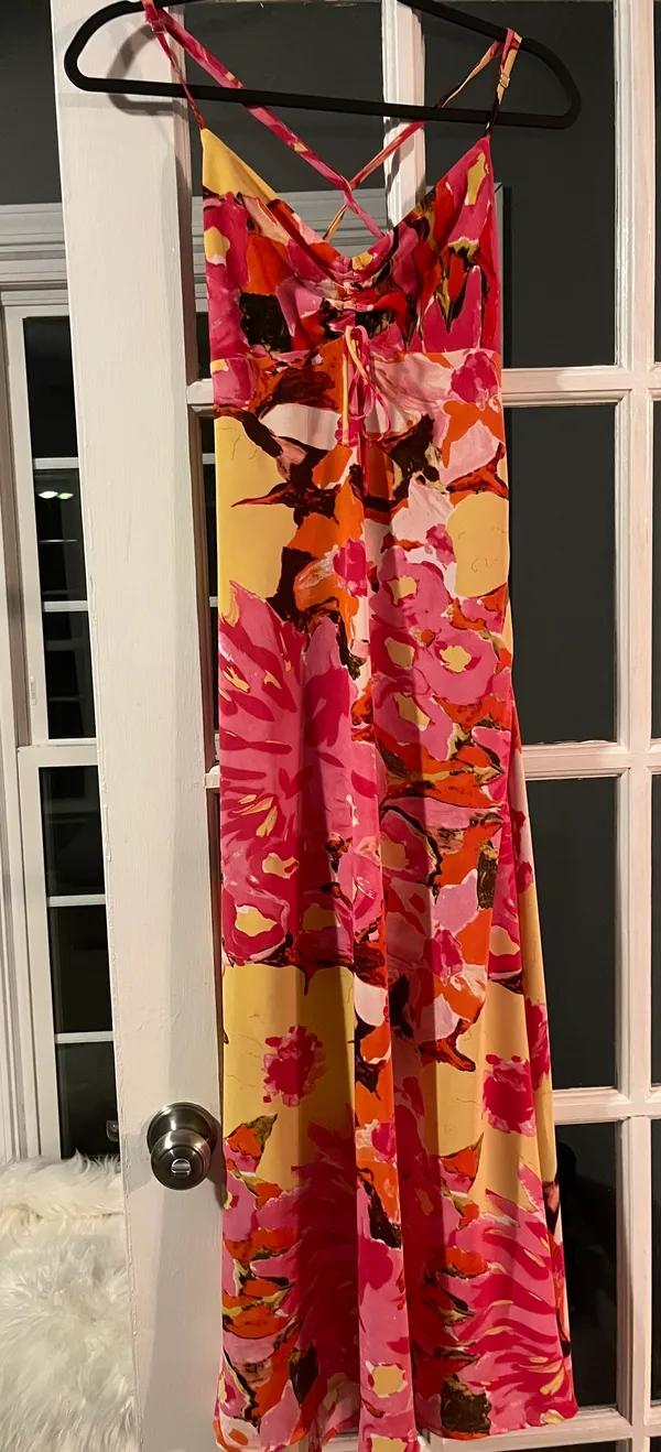 Lush floral midi dress - Image 9