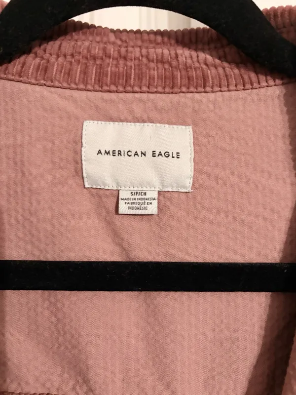 Corduroy Button-Up American Eagle - Image 2