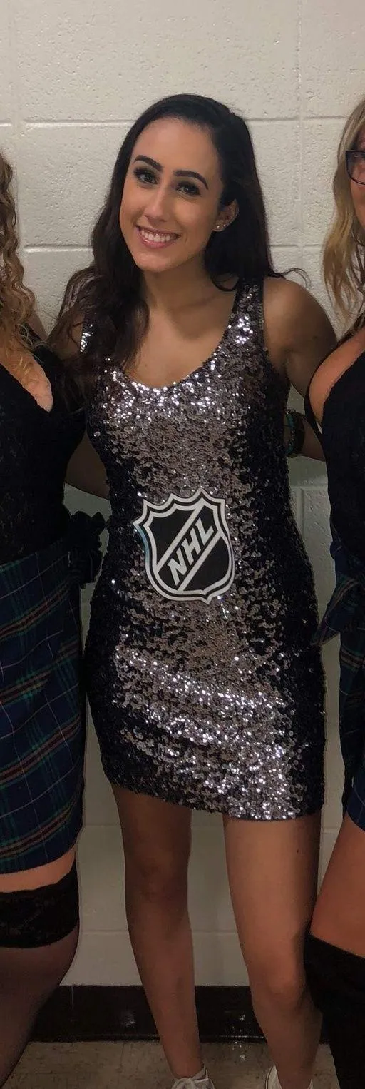 Amazon Silver Sequin Dress - Image 3