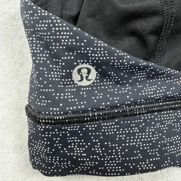 Lululemon Fast and Free Bra Women’s Size 10 Blue Reflective Medium Support - Image 3