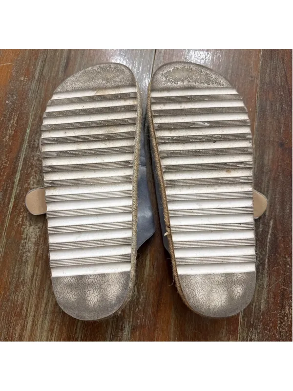 DV Dolce Vita Carther Tie Dye Slide Sandals Women's Size 8 Gray Blue Platform - Image 10