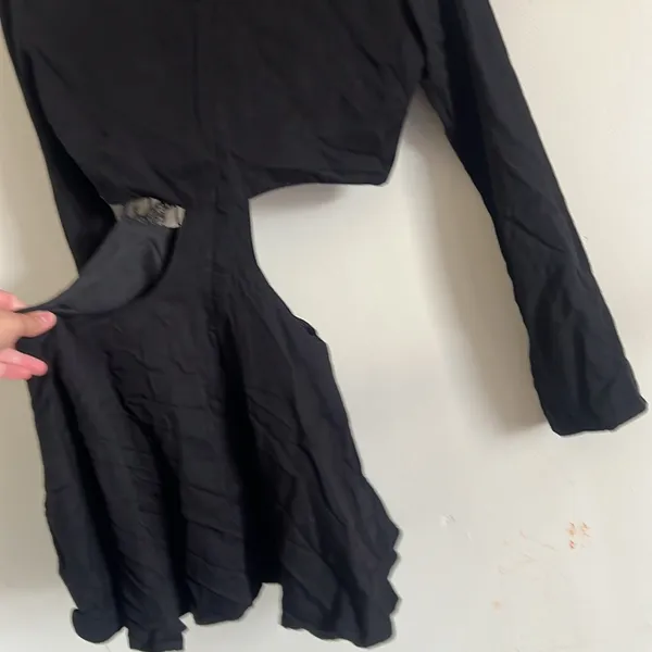 for love and lemons moonlight dress size small black cut out crochet - Image 10
