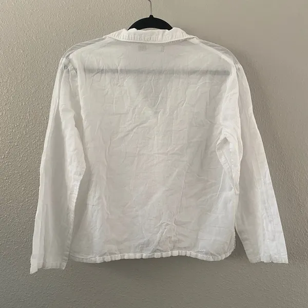 Victorian Classics 100% Cotton Bee Embroidered Shirt Medium Lightweight Summer - Image 2