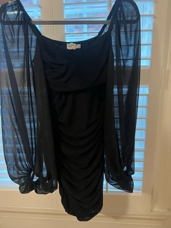 That’s so fetch Black Mini Dress  - Image 2