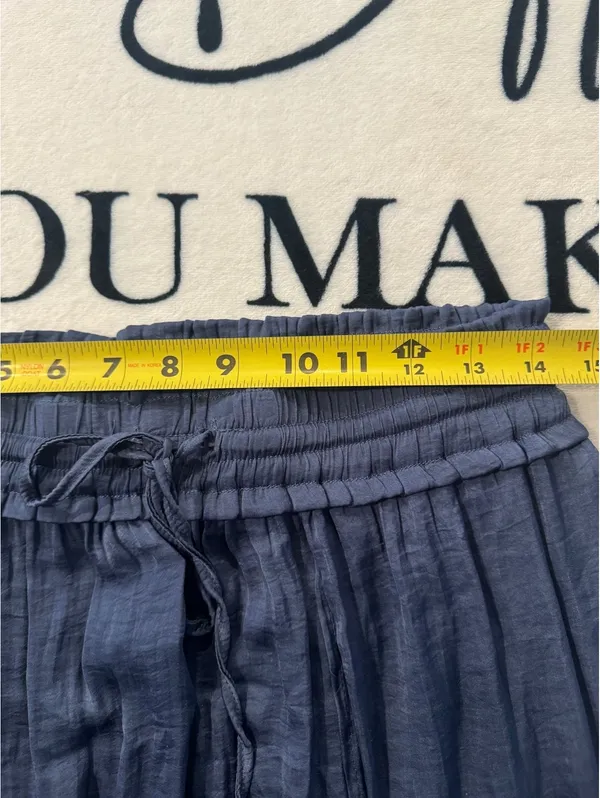 Hem & Thread Stasia blue maxi skirt, size M - Image 6