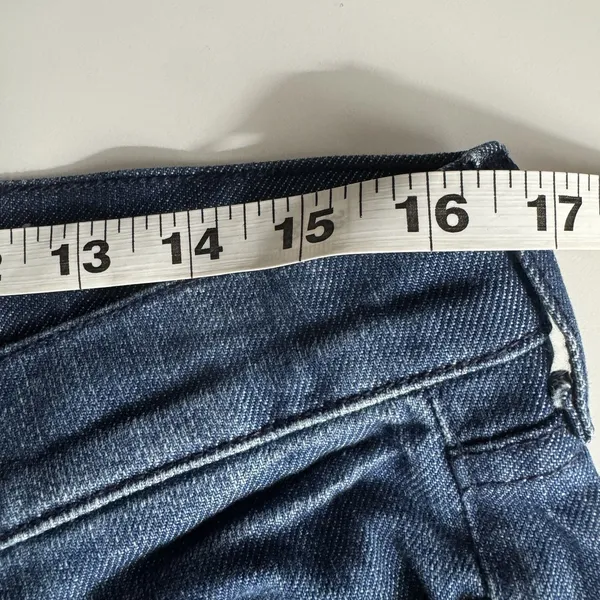7 For All Mankind Bootcut Jeans Womens 31 Medium Wash Mid Rise Boho Casual Denim - Image 9