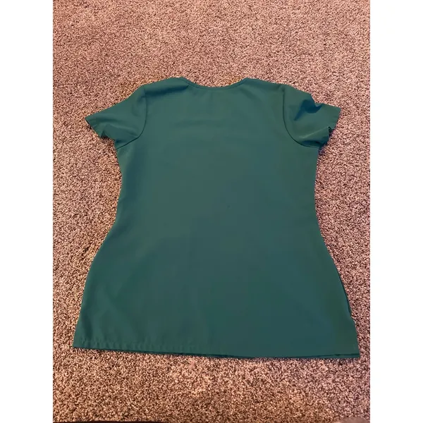 Skechers Women's Teal Green Short Sleeve‎ Scrub Top Size Small - Image 7
